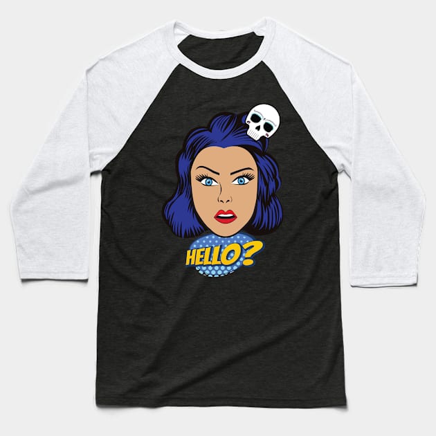 hello Baseball T-Shirt by MeKong